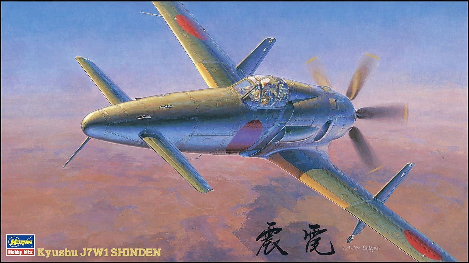 Hasegawa 09122 Kyushu J7W Shinden 1/48 Model Kit - A-Z Toy Hobby