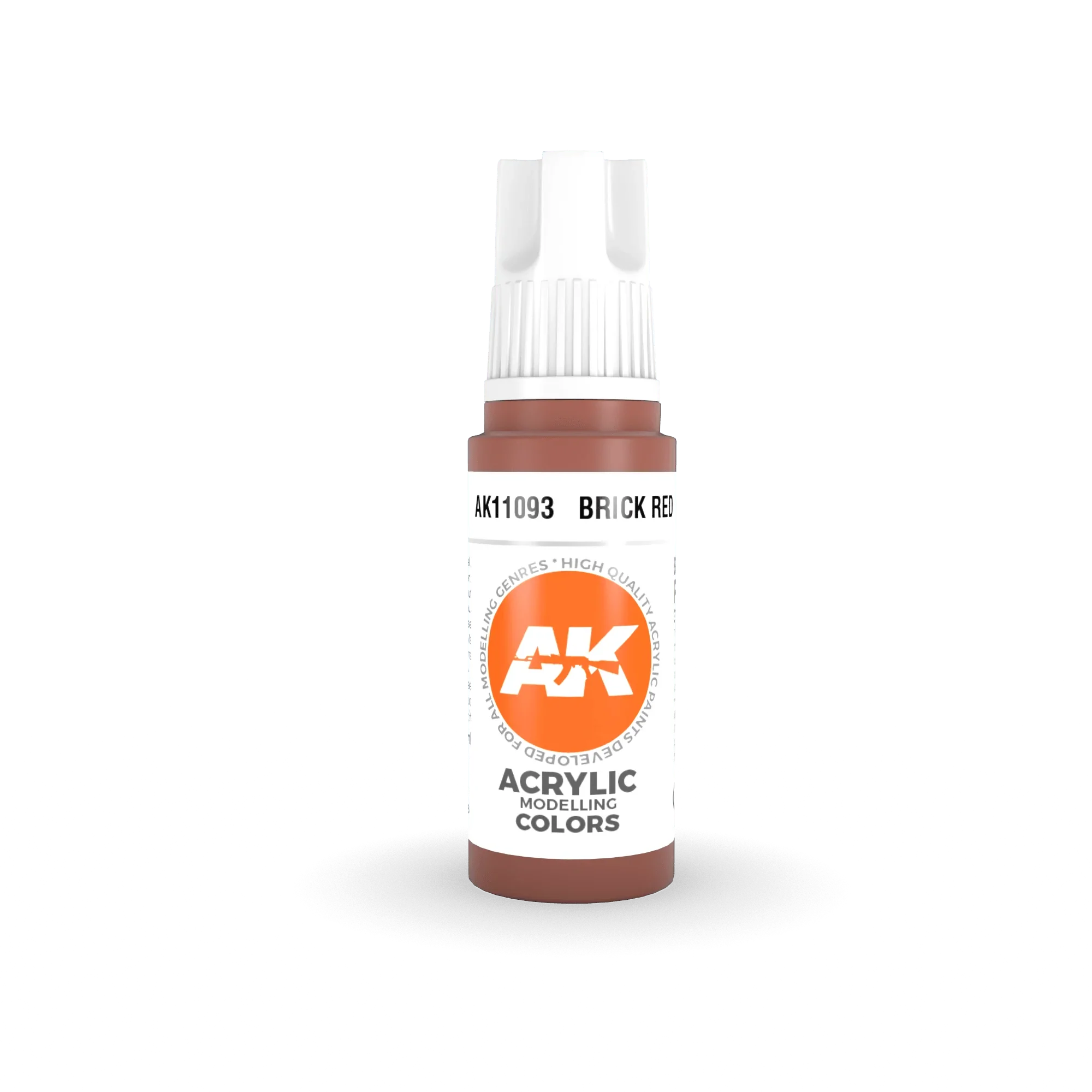 AK Interactive AK11093 3G Brick Red Acrylic Paint 17ml - A-Z Toy Hobby