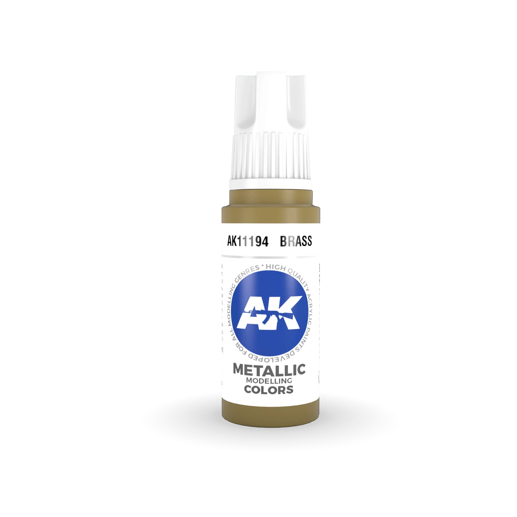 AK Interactive AK11194 3G Brass Acrylic Paint 17ml - A-Z Toy Hobby