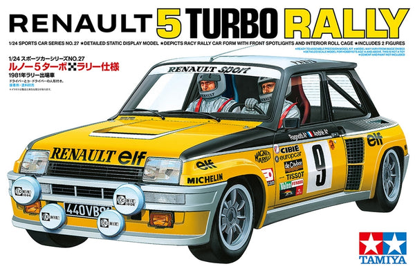 Tamiya 24027 Renault 5 Turbo Rally Kit C-427 1/24 Model Kit