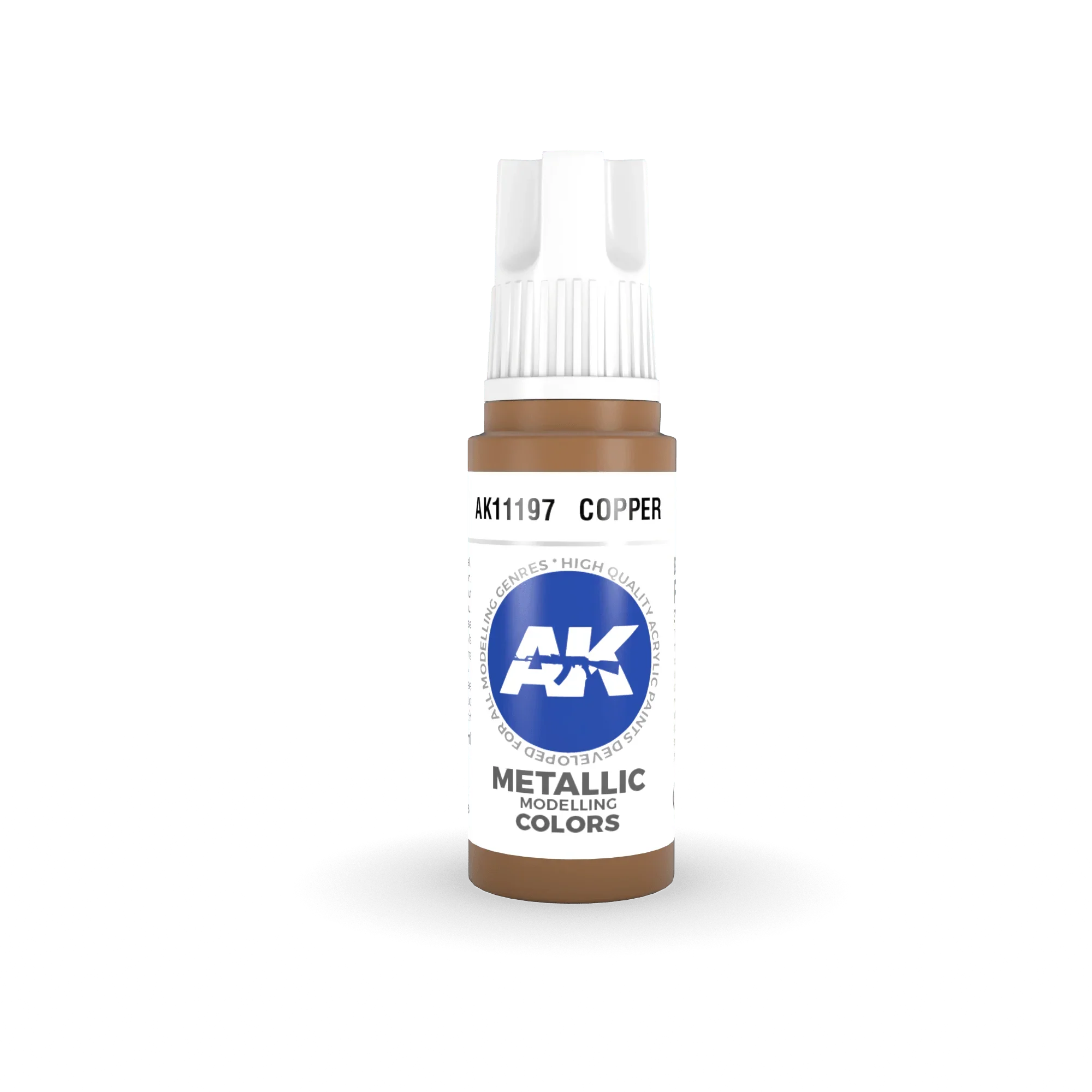 AK Interactive AK11197 3G Copper Acrylic Paint 17ml - A-Z Toy Hobby