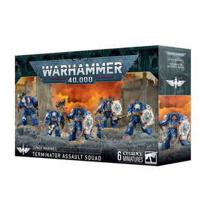 Warhammer 40,000 Space Marines: Terminator Assault Squad 48-34 - A-Z Toy Hobby