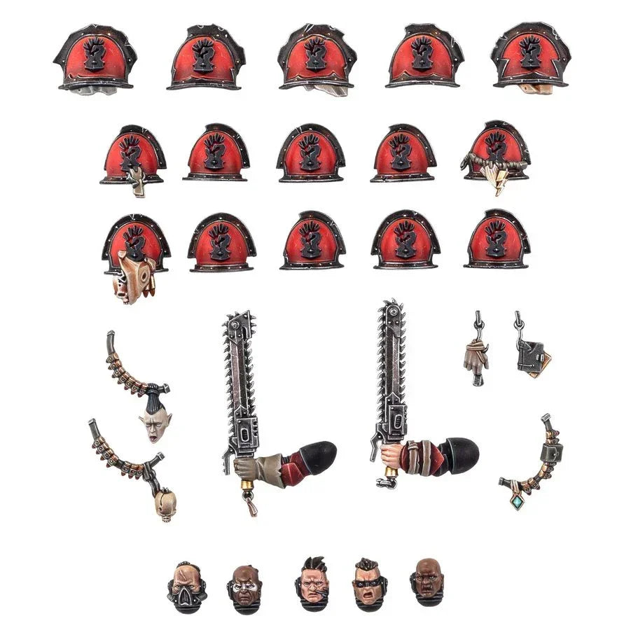 Warhammer 40,000 Red Corsairs Upgrades and Transfers 43-112
