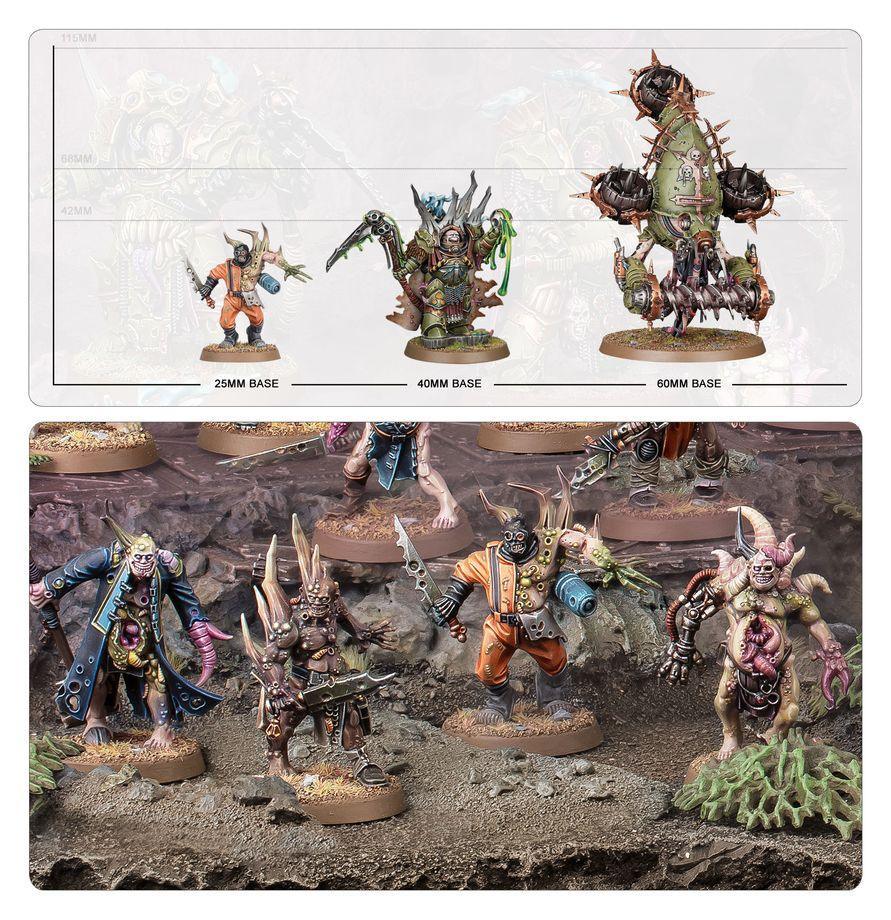 Warhammer 40k - Death Guard Poxwalkers - Kit De 10 Figurines