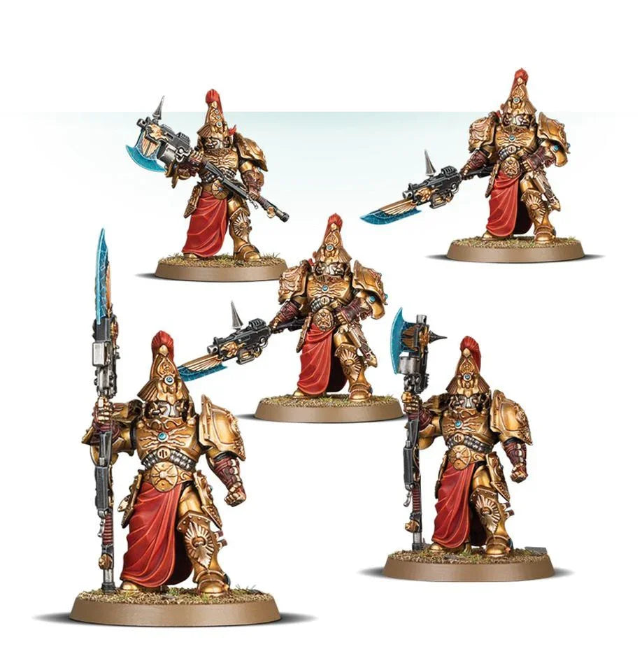 Warhammer 40,000 Adeptus Custodes: Custodian Wardens 01-11 - A-Z Toy Hobby