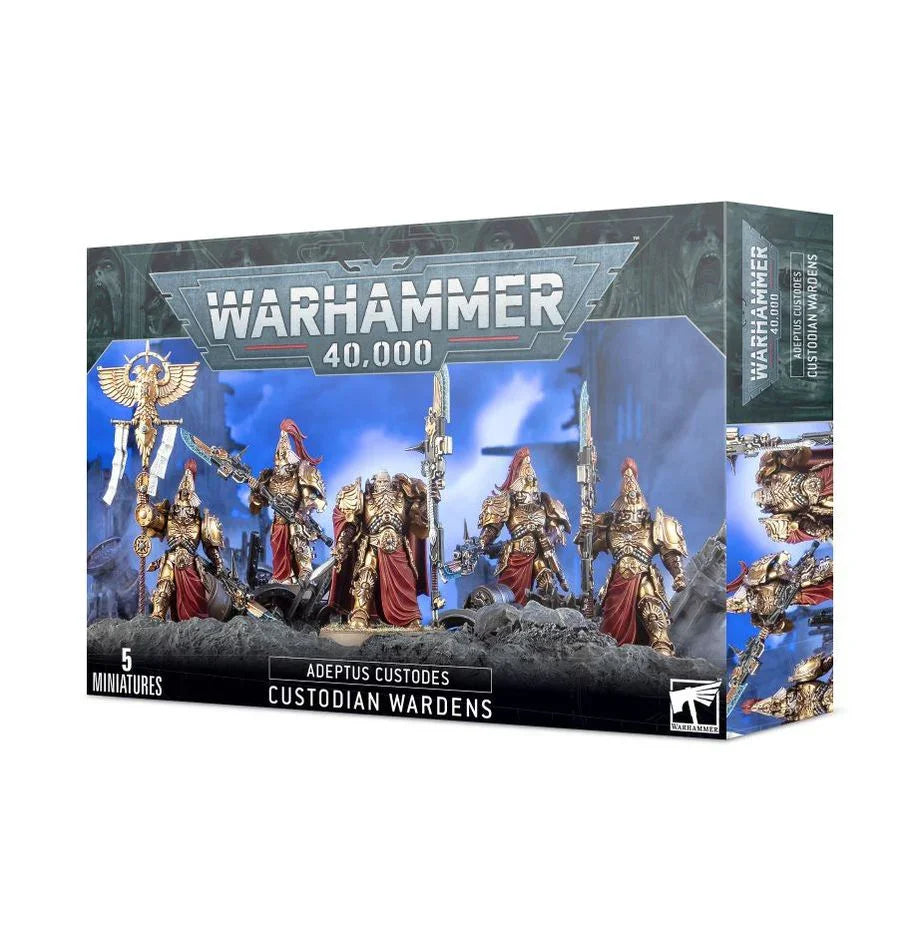 Warhammer 40,000 Adeptus Custodes: Custodian Wardens 01-11 - A-Z Toy Hobby
