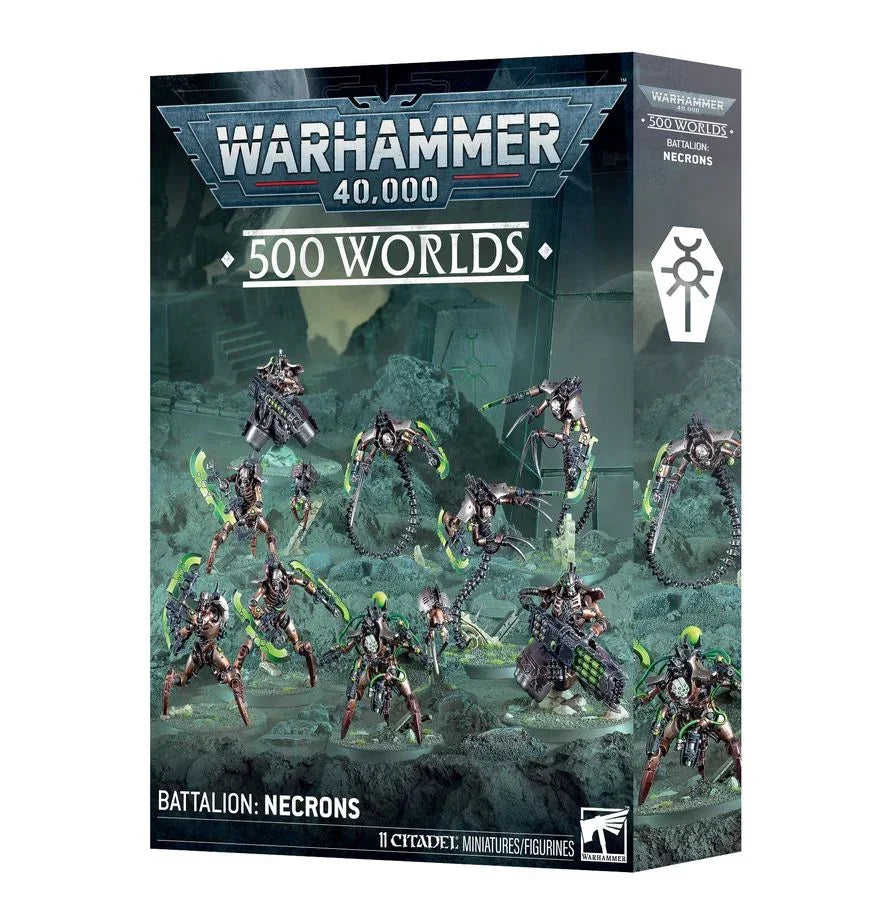 Warhammer 40,000 500 Worlds Battalion: Necrons 49-51 - A-Z Toy Hobby