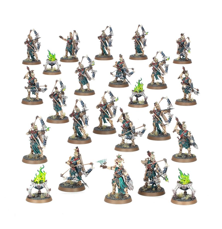 Warhammer Age of Sigmar Ossiarch Bonereapers: Mortek Triaxes 94-45