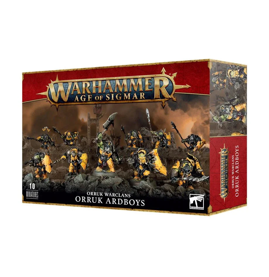 Warhammer Age of Sigmar Orruk Warclans: Orruk Ardboyz 89-61 - A-Z Toy Hobby