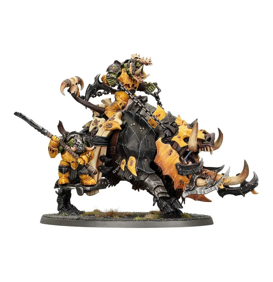 Warhammer Age of Sigmar Orruk Warclans: Tuskboss on Maw-grunta 89-81