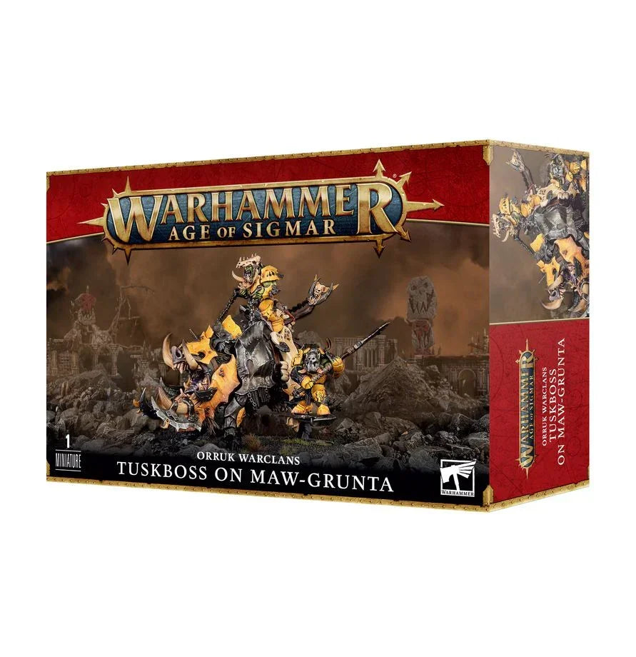 Warhammer Age of Sigmar Orruk Warclans: Tuskboss on Maw-grunta 89-81
