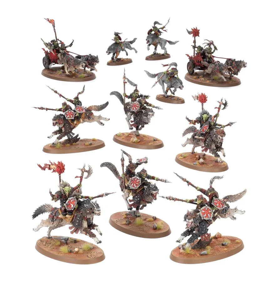 Warhammer Age of Sigmar Spearhead: Gloomspite Gitz - Snarlpack Huntaz 70-894