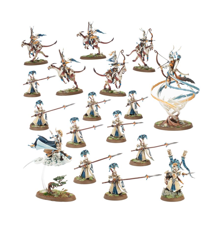 Warhammer Age of Sigmar Spearhead: Lumineth Realm-Lords – Hurakan Vanguard 70-874