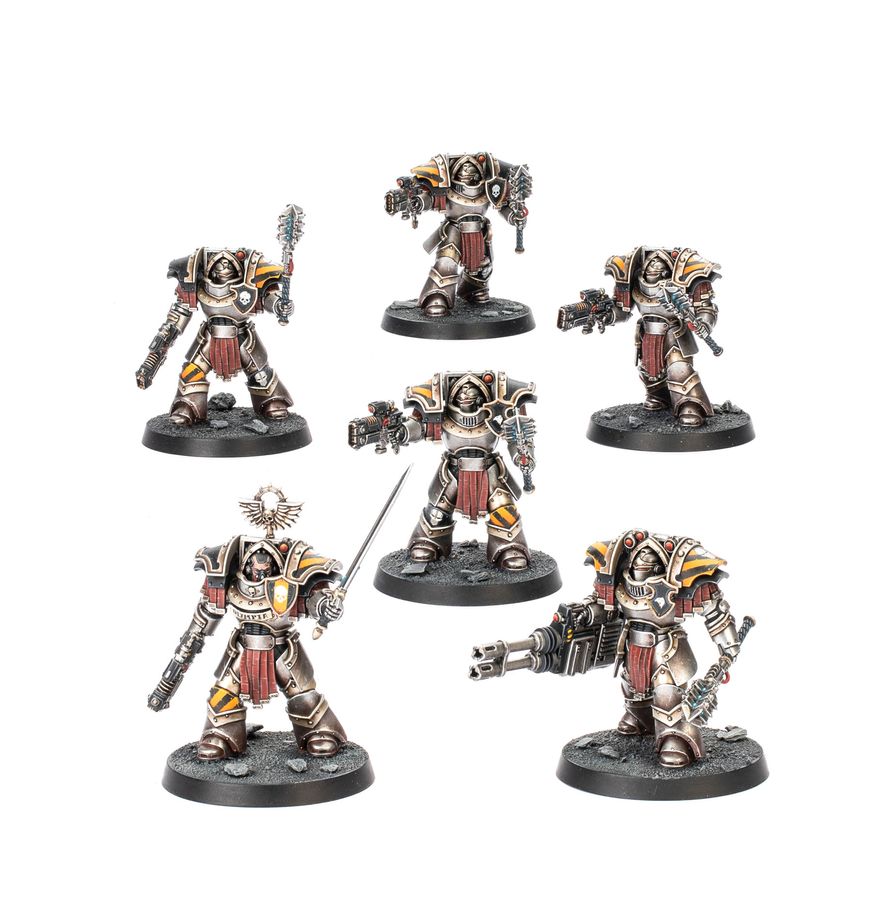 Warhammer The Horus Heresy Legiones Astartes: Cataphractii Terminators with Volkite Chargers and Power Mauls 31-144