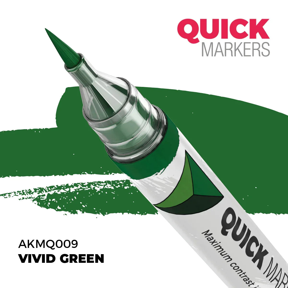 AK Interactive AKMQ009 Quick Markers Vivid Green
