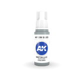 AK Interactive AK11209 3G Silver Acrylic Paint 17ml - A-Z Toy Hobby