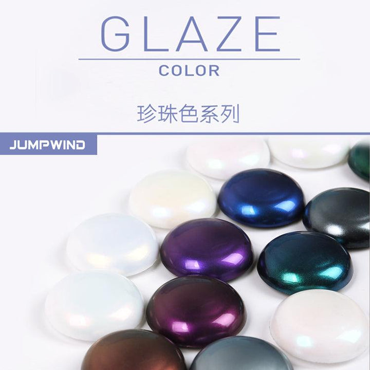 Jumpwind GC10 Glaze Color Pearl Silver Paint 18ml - A-Z Toy Hobby