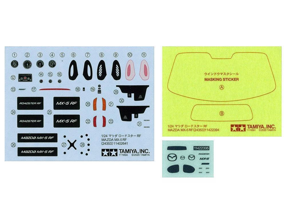 Tamiya 24353 Mazda MX-5 Roadster RF 1/24 Model Kit - A-Z Toy Hobby