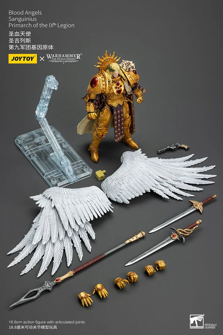 Joy Toy Warhammer Blood Angels Sanguinius Primarch of the IXth Legion 1/18 Action Figure - A-Z Toy Hobby
