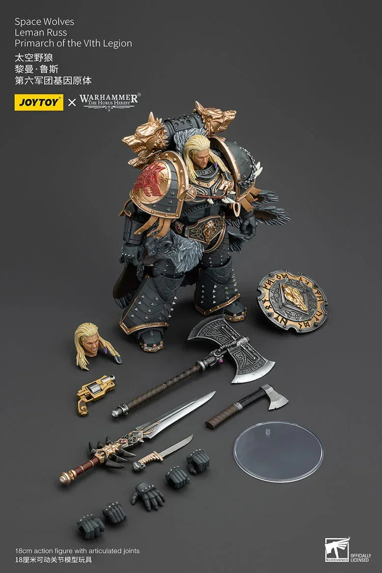 Joy Toy Warhammer Space Wolves Leman Russ Primarch of the VIth Legion 1/18 Action Figure - A-Z Toy Hobby