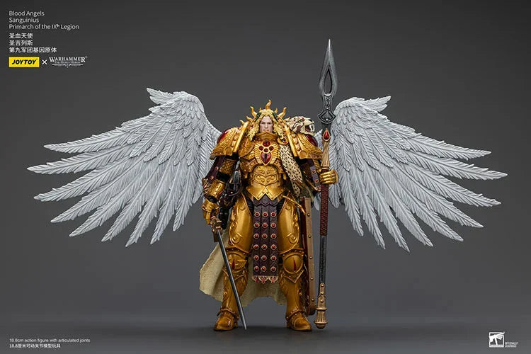 Joy Toy Warhammer Blood Angels Sanguinius Primarch of the IXth Legion 1/18 Action Figure - A-Z Toy Hobby