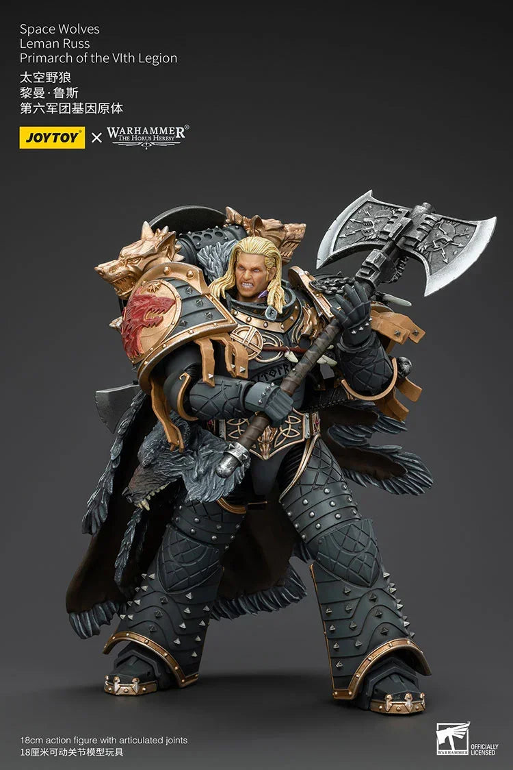 Joy Toy Warhammer Space Wolves Leman Russ Primarch of the VIth Legion 1/18 Action Figure - A-Z Toy Hobby