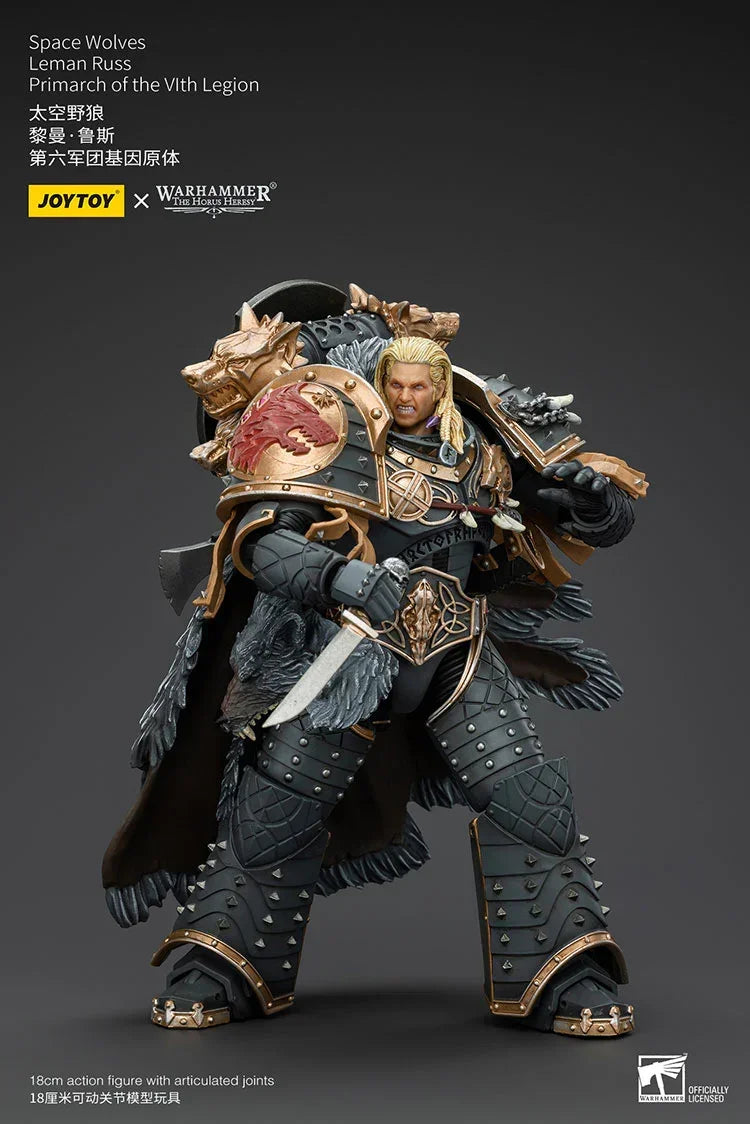 Joy Toy Warhammer Space Wolves Leman Russ Primarch of the VIth Legion 1/18 Action Figure - A-Z Toy Hobby