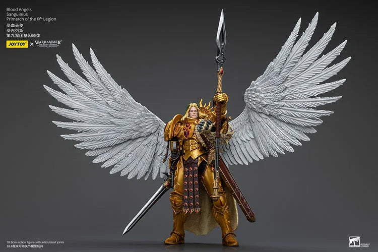 Joy Toy Warhammer Blood Angels Sanguinius Primarch of the IXth Legion 1/18 Action Figure - A-Z Toy Hobby