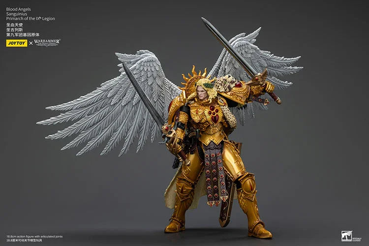 Joy Toy Warhammer Blood Angels Sanguinius Primarch of the IXth Legion 1/18 Action Figure - A-Z Toy Hobby