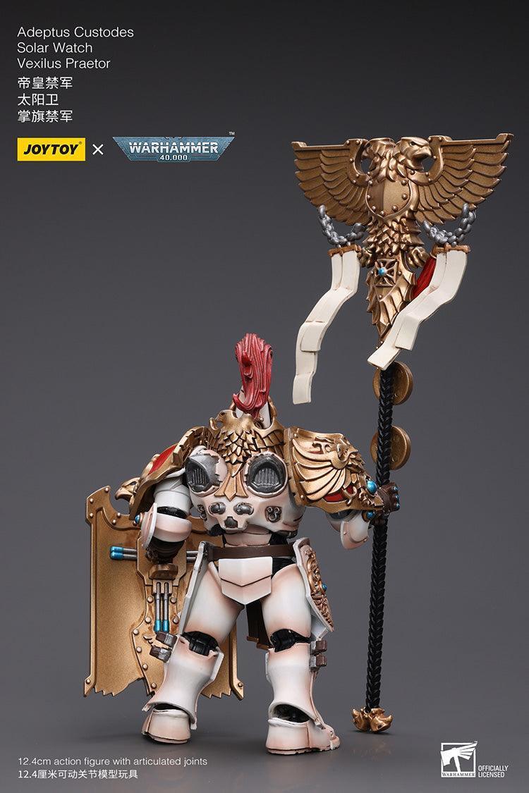 Joy Toy Warhammer 40K Adeptus Custodes Solar Watch Vexilus Praetor 1/18 Action Figure - A-Z Toy Hobby