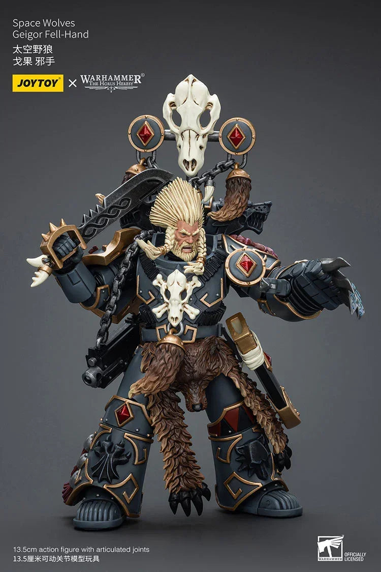 Joy Toy Warhammer Space Wolves Geigor Fell-Hand 1/18 Action Figure