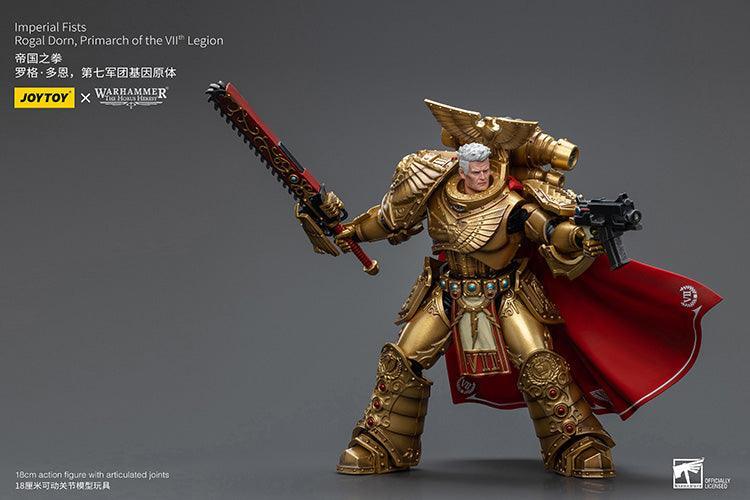 Joy Toy Warhammer 40K Imperial Fists Rogal Dorn Primarch of the Vllth Legion 1/18 Action Figure - A-Z Toy Hobby