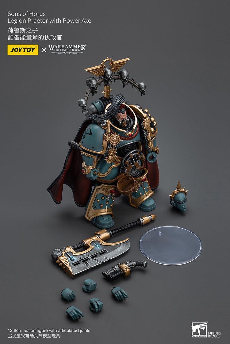 Joy Toy Warhammer 40K Sons of Horus Legion Praetor with Power Axe