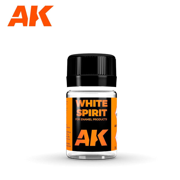 AK Interactive AK011 White Spirit Enamel Thinner 35ml - A-Z Toy Hobby