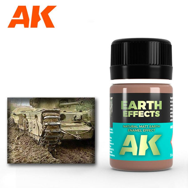 AK Interactive AK017 Weathering Earth Effects Enamel 35ml - A-Z Toy Hobby