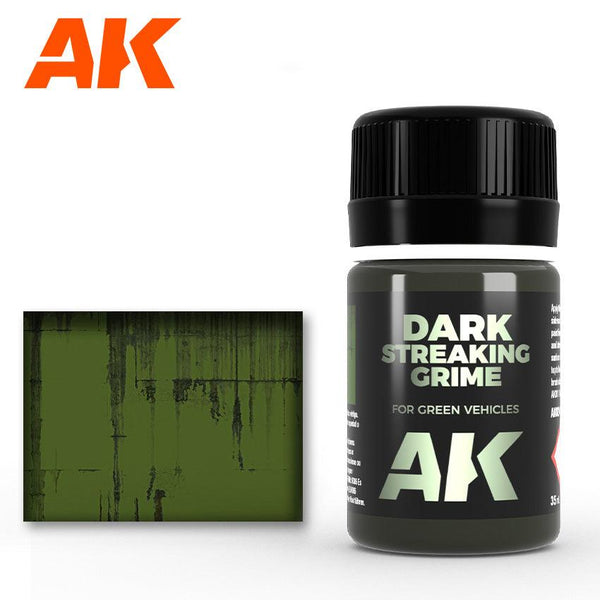 AK Interactive AK024 Weathering Dark Streaking Grime Enamel 35ml - A-Z Toy Hobby