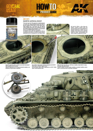 AK Interactive AK041 North Africa Dust Pigment 35ml - A-Z Toy Hobby