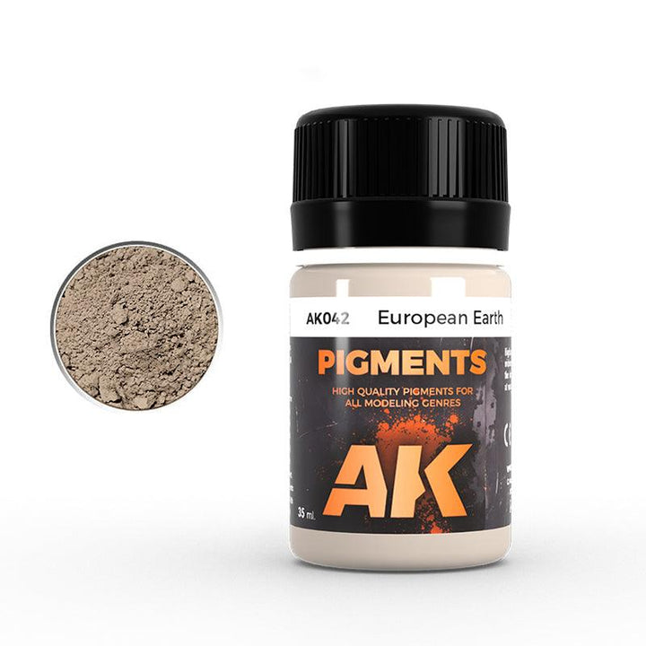 AK Interactive AK042 Europe Earth Pigment 35ml - A-Z Toy Hobby