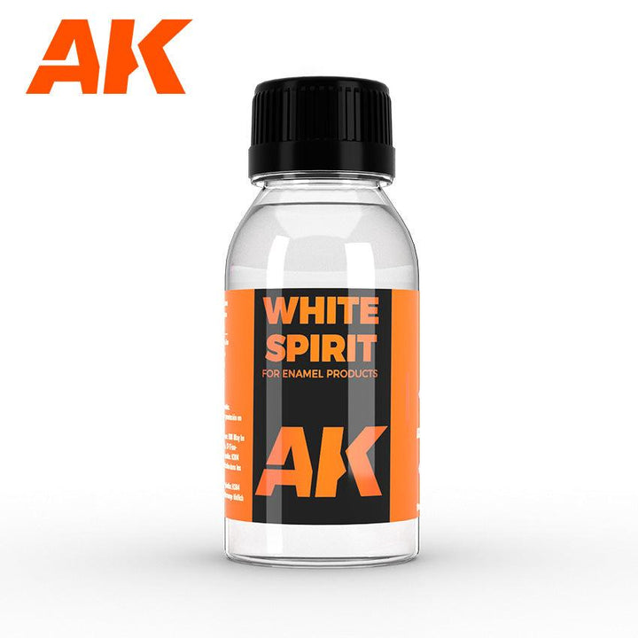 AK Interactive AK047 White Spirit Enamel Thinner 100ml - A-Z Toy Hobby