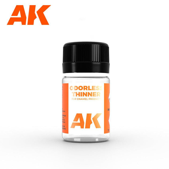 AK Interactive AK049 Odorless Enamel Thinner 35ml - A-Z Toy Hobby