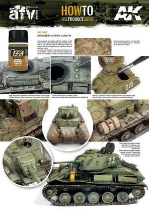 AK Interactive AK080 Weathering Kursk Earth Enamel 35ml - A-Z Toy Hobby