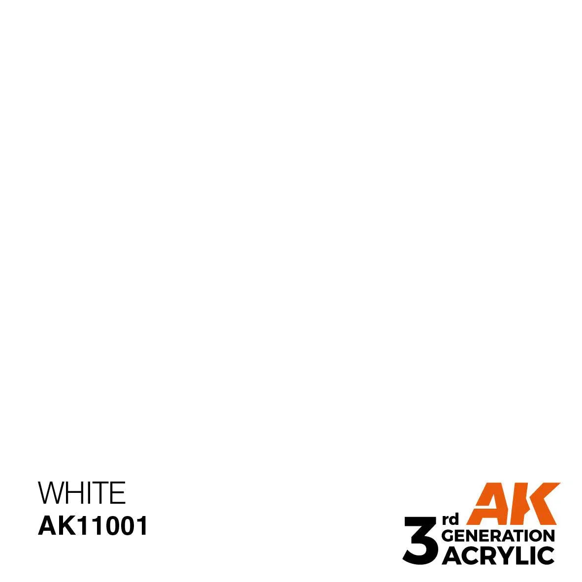 AK Interactive AK11001 3G White Acrylic Paint 17ml - A-Z Toy Hobby