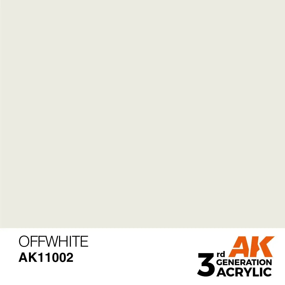 AK Interactive AK11002 3G Off White Acrylic Paint 17ml - A-Z Toy Hobby
