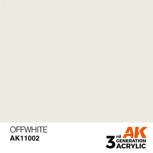 AK Interactive AK11002 3G Off White Acrylic Paint 17ml - A-Z Toy Hobby