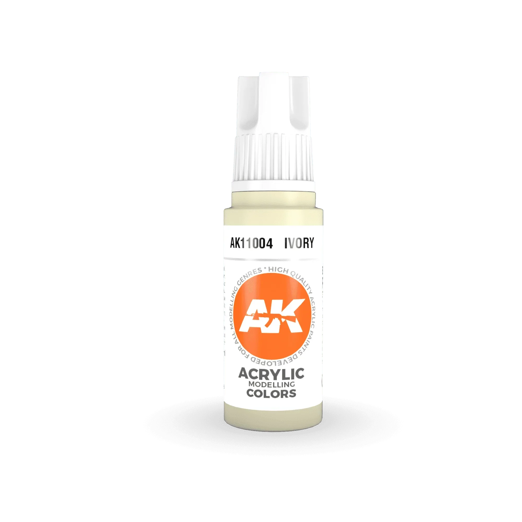 AK Interactive AK11004 3G Ivory Acrylic Paint 17ml - A-Z Toy Hobby