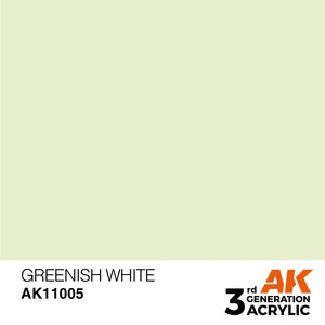 AK Interactive AK11005 3G Greenish White Acrylic Paint 17ml - A-Z Toy Hobby