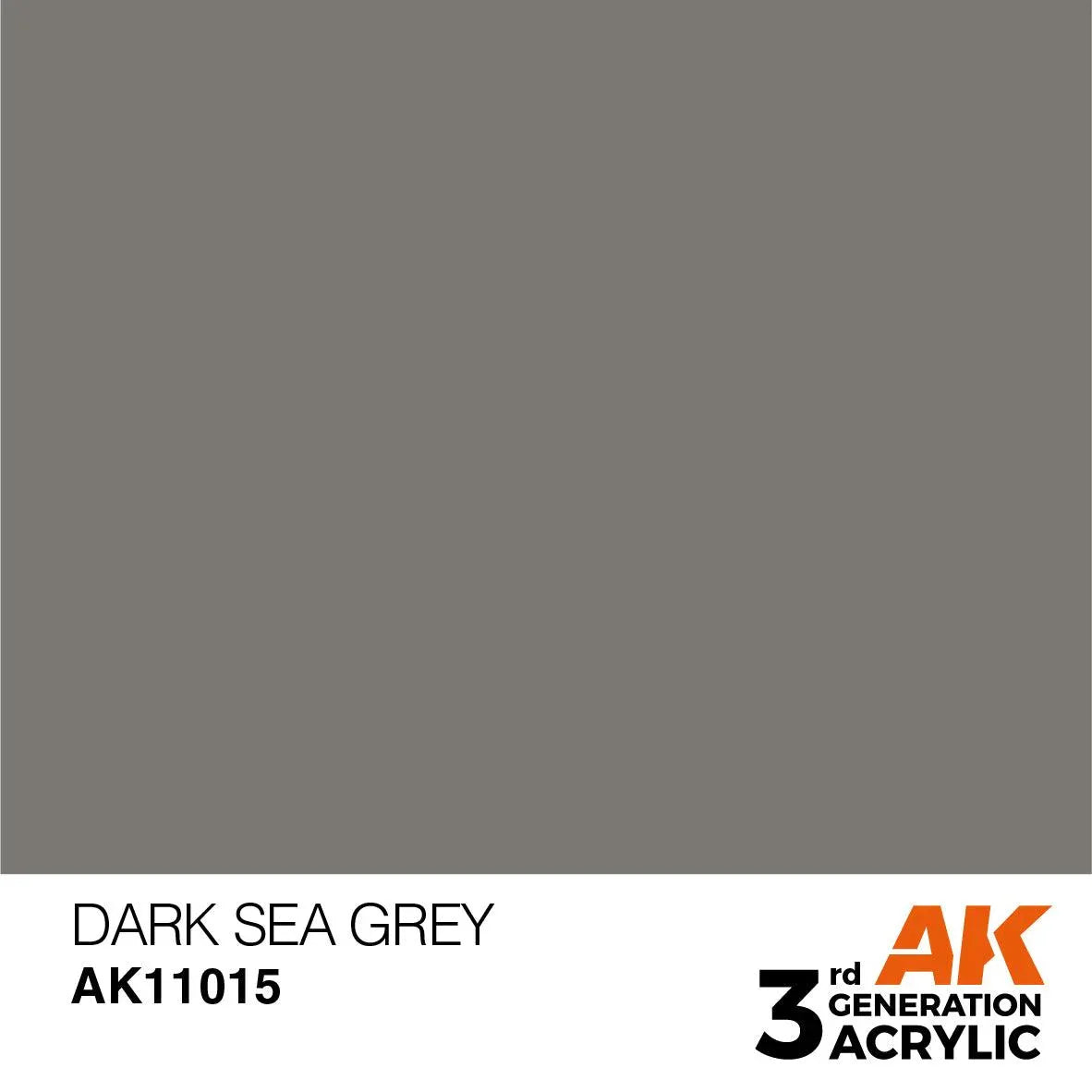 AK Interactive AK11015 3G Dark Sea Gray Acrylic Paint 17ml - A-Z Toy Hobby
