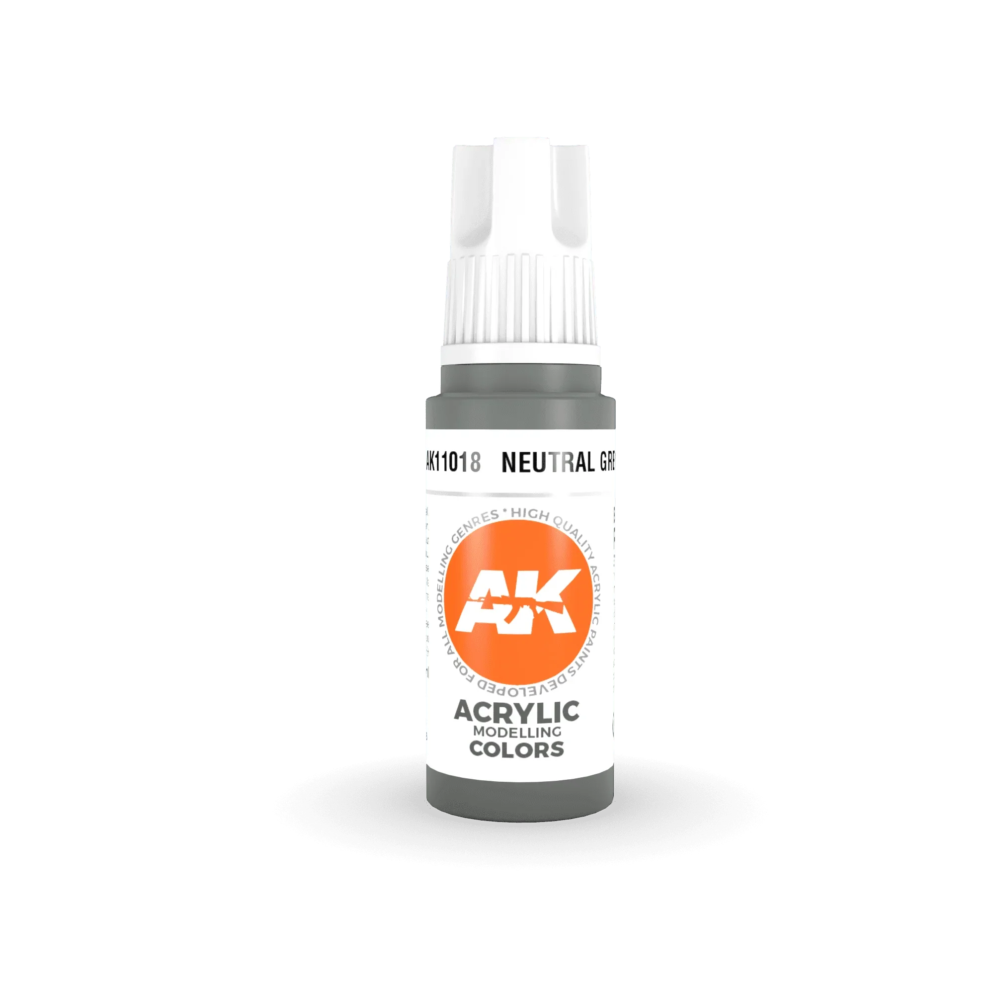 AK Interactive AK11018 3G Neutral Gray Acrylic Paint 17ml - A-Z Toy Hobby