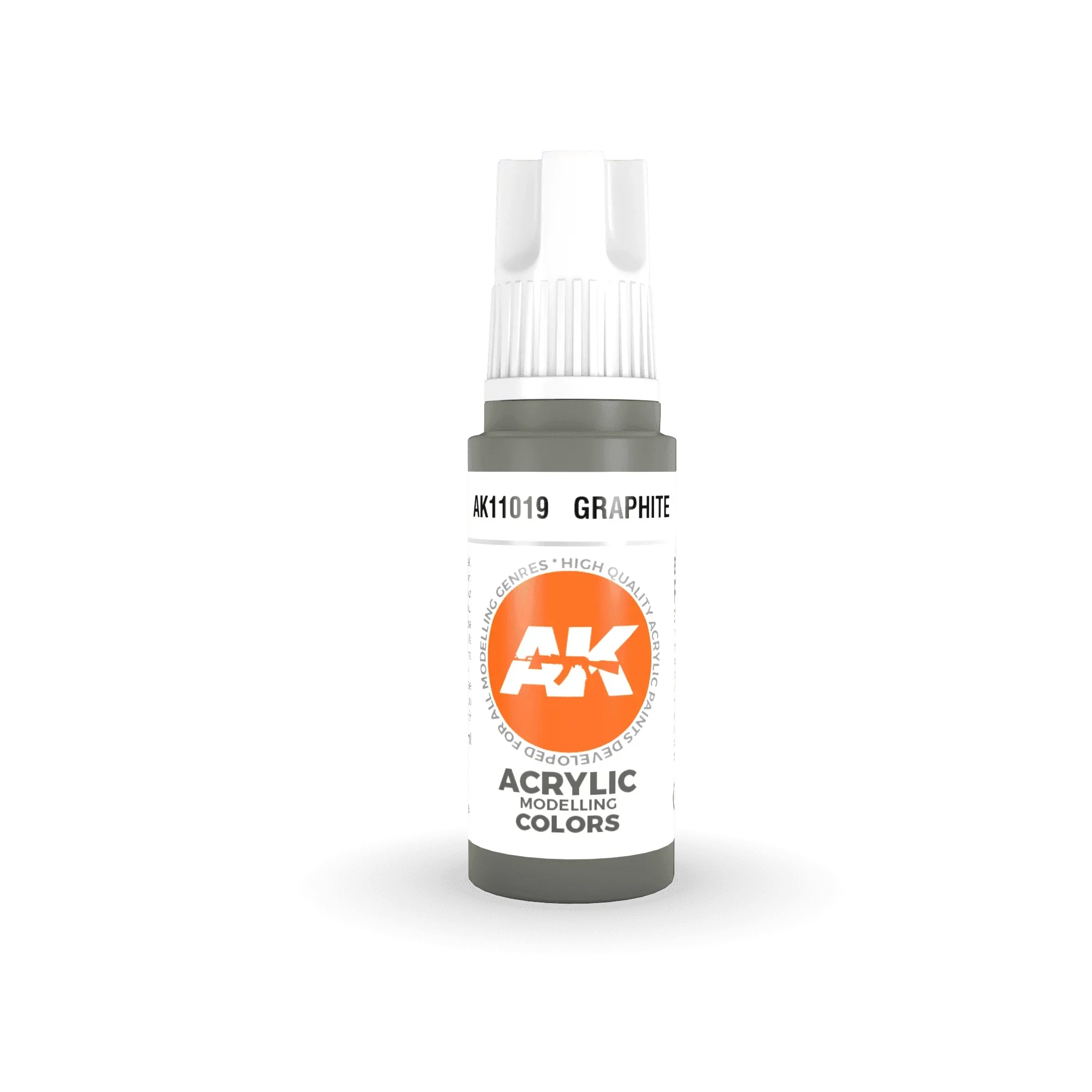 AK Interactive AK11019 3G Graphite Acrylic Paint 17ml - A-Z Toy Hobby