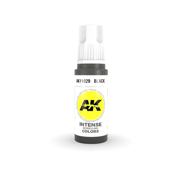 AK Interactive AK11029 3G Black Acrylic Paint 17ml - A-Z Toy Hobby